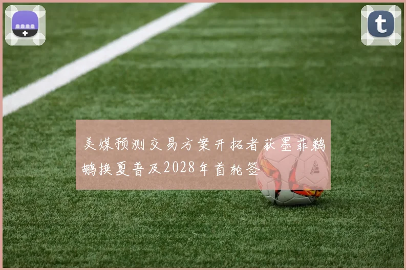 美媒预测交易方案开拓者获墨菲鹈鹕换夏普及2028年首轮签